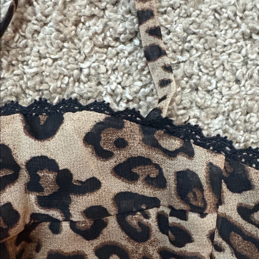 Vici Leopard Print Maxi Dress in Brown - Picture 5 of 8